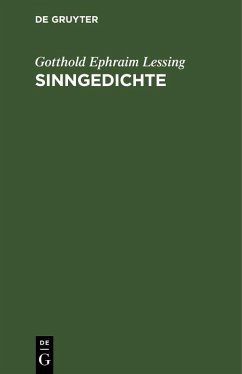 Cover Sinngedichte (eBook, PDF)