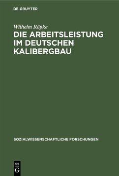 Cover Die Arbeitsleistung im deutschen Kalibergbau (eBook, PDF)