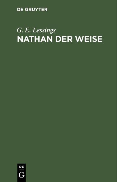 Nathan der Weise (eBook, PDF) Nathan der Weise (eBook, PDF)