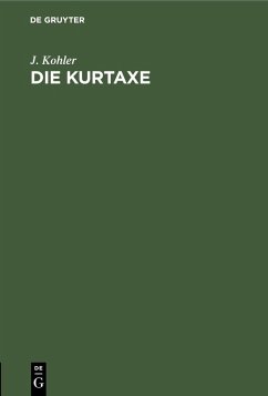 Cover Die Kurtaxe (eBook, PDF)