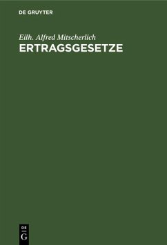 Cover Ertragsgesetze (eBook, PDF)