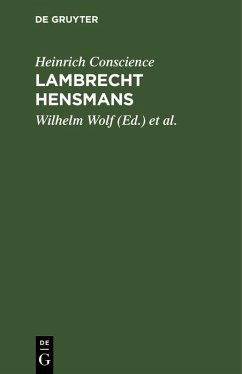 Lambrecht Hensmans (eBook, PDF) - Conscience, Heinrich