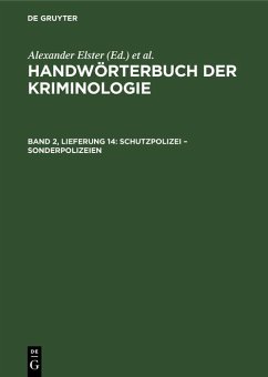 Cover Schutzpolizei - Sonderpolizeien (eBook, PDF)