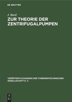 Cover Zur Theorie der Zentrifugalpumpen (eBook, PDF)