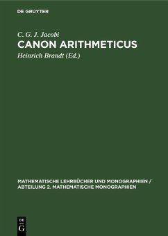 Canon Arithmeticus (eBook, PDF) - Jacobi, C. G. J.