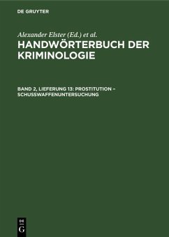 Cover Prostitution - Schußwaffenuntersuchung (eBook, PDF)