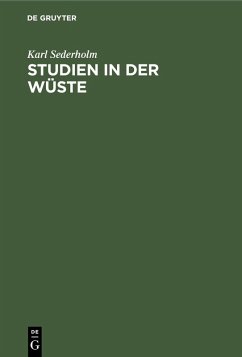 Cover Studien in der Wüste (eBook, PDF)