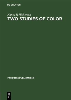 Two Studies of Color (eBook, PDF) - Hickerson, Nancy P.