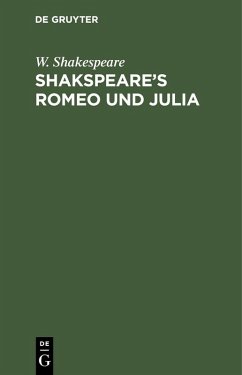 Shakspeare's Romeo und Julia (eBook, PDF) - Shakespeare, W.