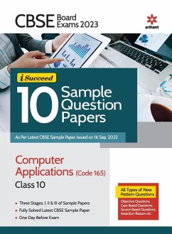 CBSE Board Exam 2023 I-Succeed 10 Sample Question Papers Computer Applications (Code 165) Class 10 - Tiwari, Suhasini