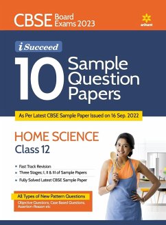 CBSE Board Exam 2023 I Succeed 10 Sample Question Paper HOME SCIENCE Class 12 - Neurgaonkar, Adhishree