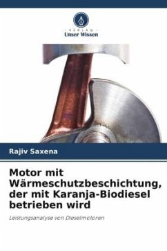 Motor mit Wärmeschutzbeschichtung, der mit Karanja-Biodiesel betrieben wird - Saxena, Rajiv