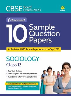 CBSE Board Exams 2023 I Succeed 10 Sample Question Paper SOCIOLOGY Class 12 - Kumar, Nirdosh