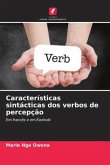 Características sintácticas dos verbos de percepção