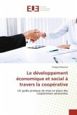Le développement économique et social à travers la coopérative