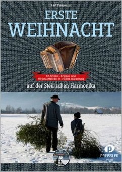 Cover Erste Weihnacht mit der Steirischen Harmonika (+CD) für Steirische Harmonika in Griffschrift (mit Text)