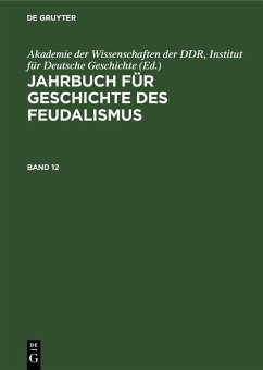 Cover Jahrbuch für Geschichte des Feudalismus. Band 12 (eBook, PDF)