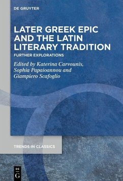 Cover Later Greek Epic and the Latin Literary Tradition (eBook, PDF)