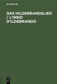 Cover Das Hildebrandslied / L'inno D'Ildebrando (eBook, PDF)