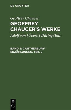 Cantherbury-Erzählungen, Teil 2 (eBook, PDF) - Chaucer, Geoffrey