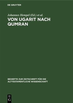 Von Ugarit nach Qumran (eBook, PDF)