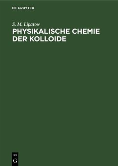 Cover Physikalische Chemie der Kolloide (eBook, PDF)