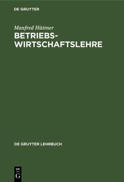 Cover Betriebswirtschaftslehre (eBook, PDF)