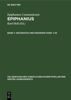 Ancoratus und Panarion Haer. 1-33 (eBook, PDF) - Constantiensis, Epiphanius