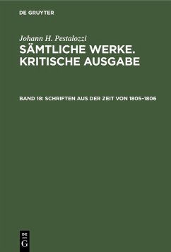 Cover Schriften aus der Zeit von 1805-1806 (eBook, PDF)