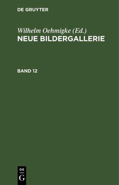 Cover Neue Bildergallerie. Band 12 (eBook, PDF)