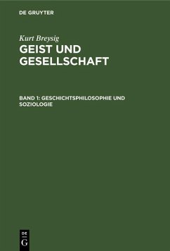 Cover Geschichtsphilosophie und Soziologie (eBook, PDF)