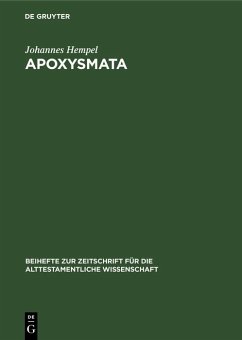 Cover Apoxysmata (eBook, PDF)