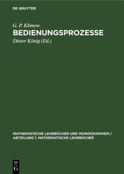 Bedienungsprozesse (eBook, PDF) - Klimow, G. P.