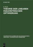 Theorie der linearen parametrischen Optimierung (eBook, PDF)