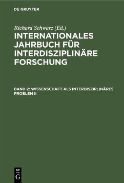 Cover Wissenschaft als interdisziplinäres Problem II (eBook, PDF)