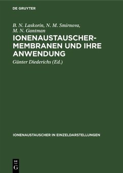 Cover Ionenaustauschermembranen und ihre Anwendung (eBook, PDF)