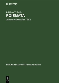Poiemata (eBook, PDF) - Triboles, Iakobos