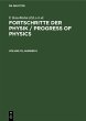 Fortschritte der Physik / Progress of... - Bild 1