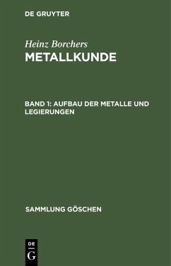 Aufbau der Metalle und Legierungen (eBook, PDF) Cover Aufbau der Metalle und Legierungen (eBook, PDF)