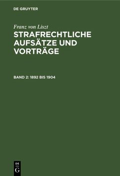 1892 bis 1904 (eBook, PDF) - Liszt, Franz Von