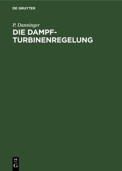 Cover Die Dampfturbinenregelung (eBook, PDF)