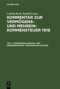 Cover Vermögenszuwachs- und Mehreinkommen- (Mehrgewinn-)steuer (eBook, PDF)