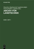 Archiv für Landtechnik. Band 7, Heft 1 (eBook, PDF)