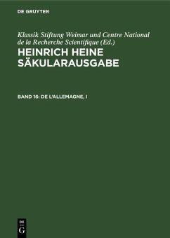 Cover De l'Allemagne, I (eBook, PDF)
