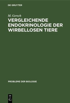 Cover Vergleichende Endokrinologie der Wirbellosen Tiere (eBook, PDF)