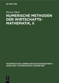 Numerische Methoden der Wirtschaftsmathematik, II (eBook, PDF)