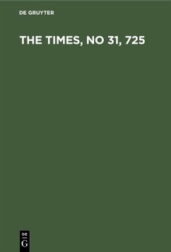 Cover The Times, No 31, 725 (eBook, PDF)
