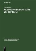 Kleine Philologische Schriften, I (eBook, PDF)