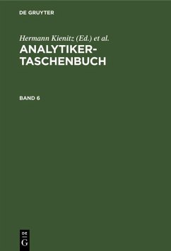 Analytiker-Taschenbuch. Band 6 (eBook, PDF)