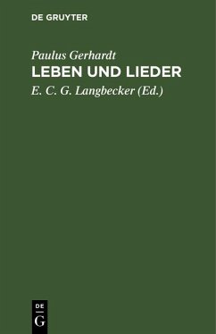 Cover Leben und Lieder (eBook, PDF)